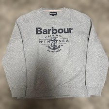 Barbour International Gray Sweatshirt XL Men  s Casual Fleece Top