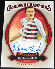 2020 Upper Deck Goodwin Champions Rose Lavelle Autographs On-Card Rookie Auto. rookie card picture
