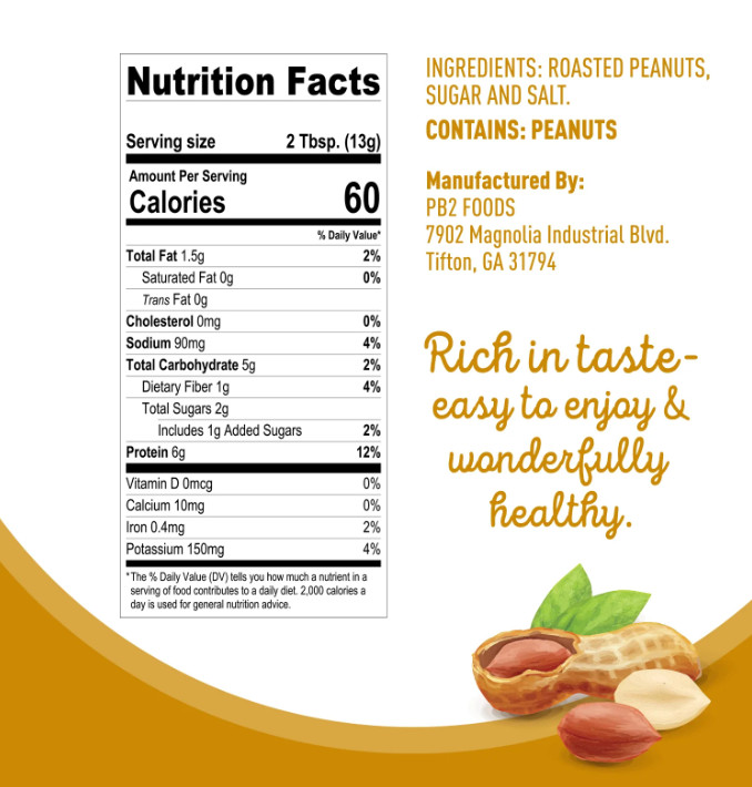 PB2 Powdered Peanut Butter, 16 oz. FREE & FAST SHIPPING