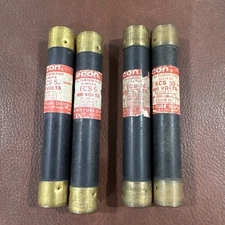 4x Fuses Econ RCS5 ECS30 Fuse 600V K5 5A 30A