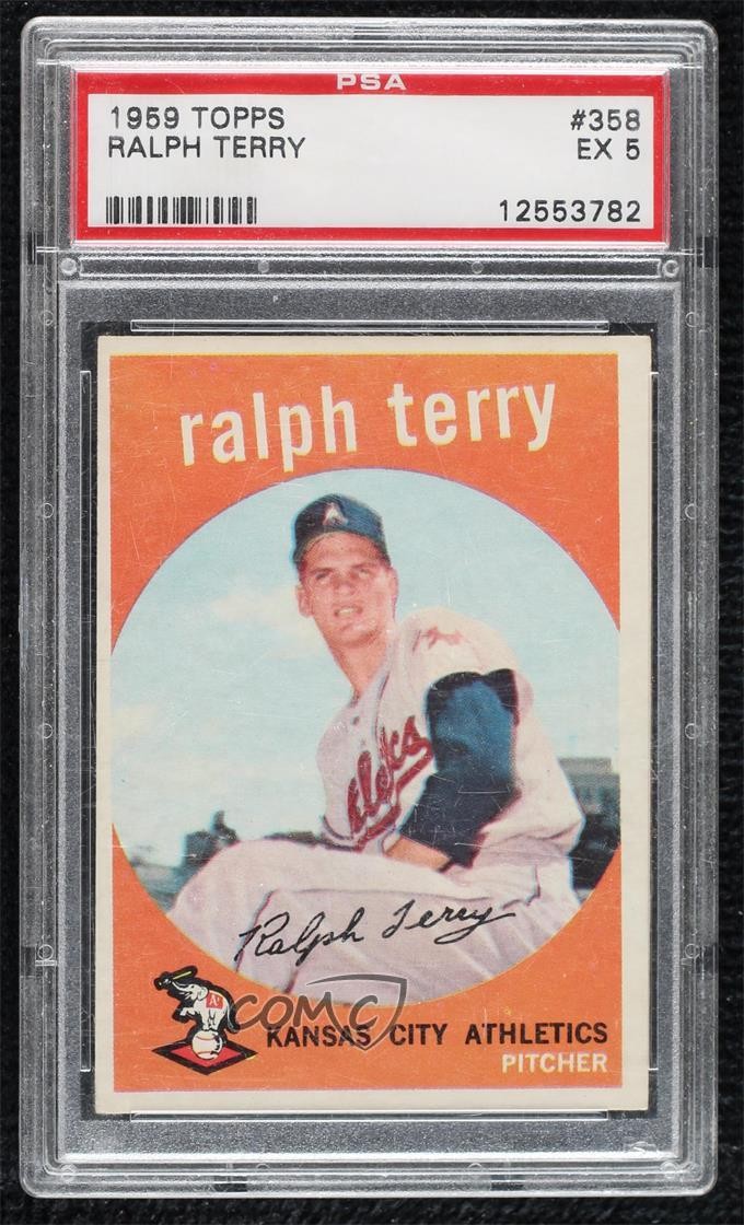 1959 Topps TOPPS #358 Ralph Terry front