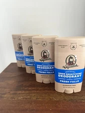 Dr. Squatch men's deodorant- fresh falls scent. 4 Pack