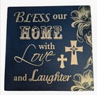 London Big Ben Clock Canvas & Bless Our Home W/love & Laughter Canvas — photo 5