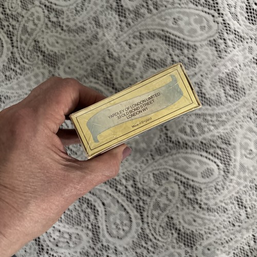 YARDLEY sapone di lusso alla lavanda inglese 3 barrette nuovo in scatola sigillata vintage - Foto 6 di 7
