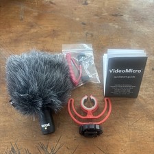 Rode VideoMicro Ultracompact Camera-Mount Shotgun Microphone NEW WITHOUT BOX