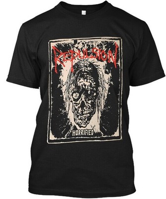 New! Popular Repulsion Horrified American Hard Thrash Music Retro T-Shirt S-4XL