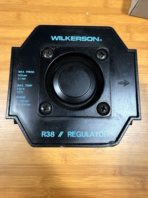 #ad #ad Brand New Wilkerson R38 06 F0000 Air Pressure Regulator 3 4quot; 7 120PSI Range $110.50