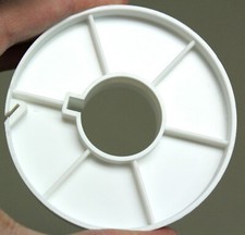 3" inch 16 mm Film Core WHITE Split Reel Hub Magazine Bolex CP16 Eclair Arriflex