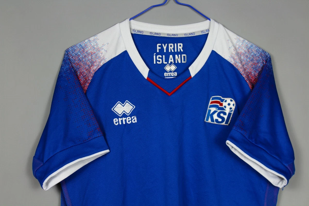  Errea KSI Iceland Official Home Jersey S/S 18/19 : Sports &  Outdoors