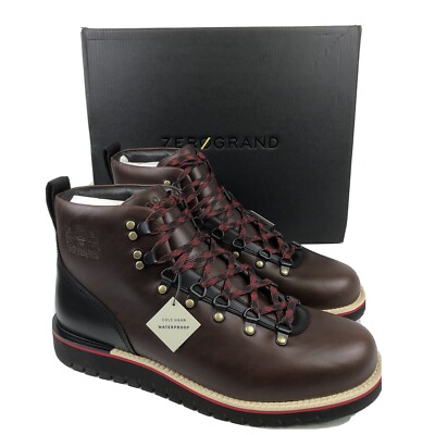Dark Brown/Gray Cole Haan Men\'s Zerogrand Waterproof Boots Cole Haan Zerogrand Gray Boots for Men for sale | eBay main image 4