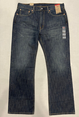 Levis 527 Slim Bootcut Men's Jeans 36X32 #0239 Blue W36L32 Levi's