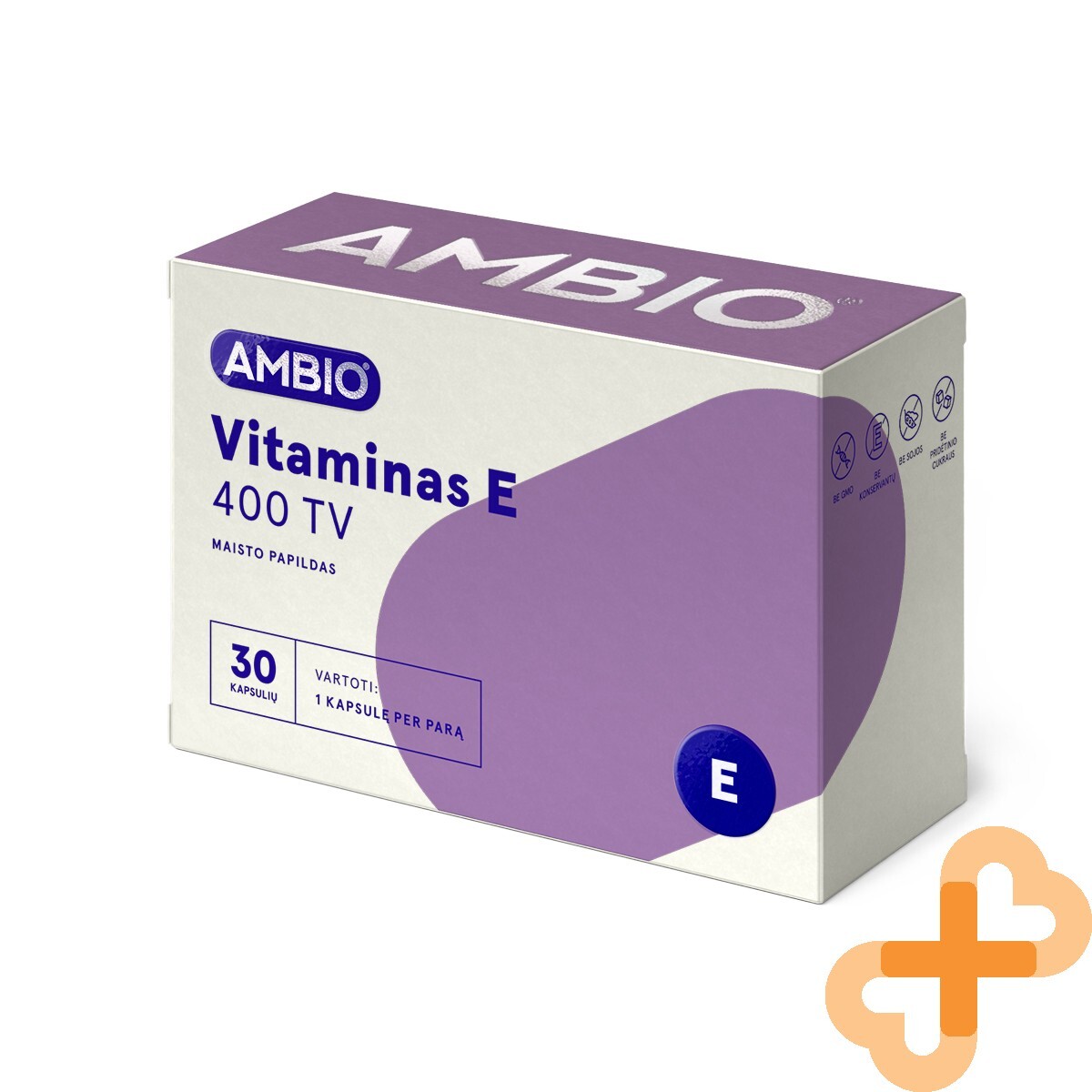 AMBIO Vitamin E 400IU 30 Capsules General Wellness Food Supplement Adult