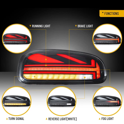VLAND Luces Traseras LED Tintadas Mini Cooper Clubman F54 2015-23 Secuencial - Imagen 9 de 19