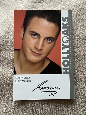 GARY LUCY - LUKE MORGAN (HOLLYOAKS) VORSIGNIERTE BESETZUNG KARTE