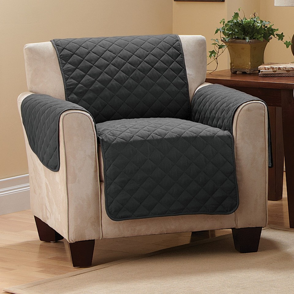 Reversible Quilted Furniture Cover Chair eBay