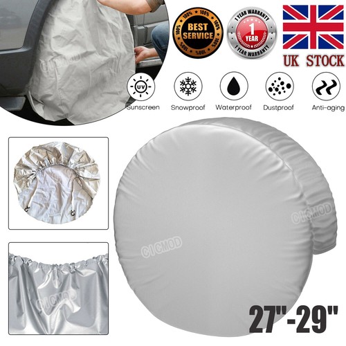 27"29" Heavy Duty Tire Cover RV Caravan Motorhome Wheel Cover Sun