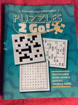 PUZZLES 2 GO 2024 CROSSWORDS WORD SEARCH SUDOKU MAZES & MORE