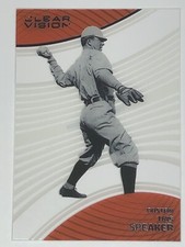 2023 Panini Chronicles #28 Tris Speaker Clear Vision Boston Red Sox Card Mint 