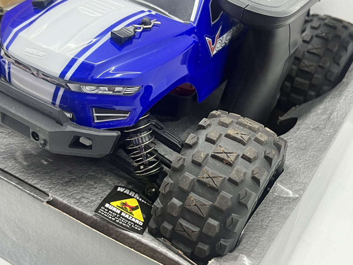 Redcat Racing Volcano-16 1/16 Scale Brushed Monster Truck Blue With Box