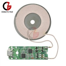 Wireless Charger Module Transmitter Base PCBA Board  Coil Universal With LED