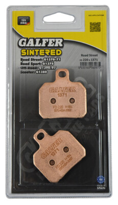 Galfer Brake Pads Front For Derbi GPR 80 Cup Radial Caliper 2004-2005