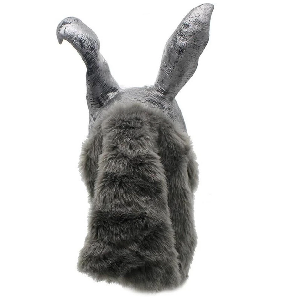Donnie Darko FRANK Hasen Maske der Hase Latex Kapuze mit Fell Halloween Helm - Bild 3 von 4