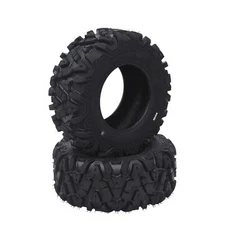 🎱Set of 2 ATV Tires 25x10-12 25x10x12 ATV/UTV Tires All Terrain Trail Sand Mud 
