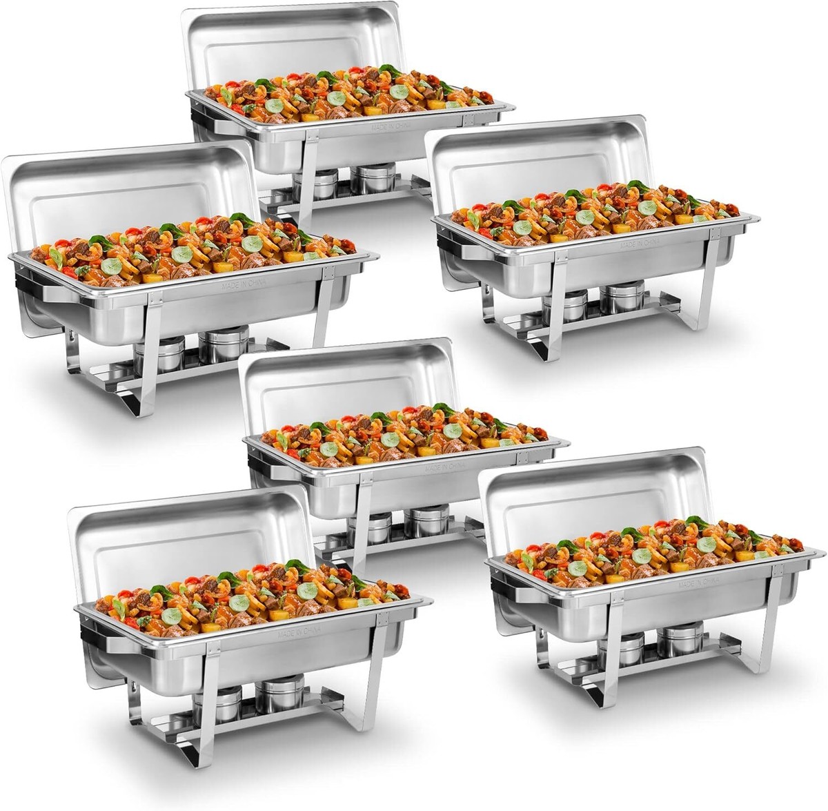 Chafing Dish Buffet Set 8Qt Stainless Steel Complete Chafer Warmer