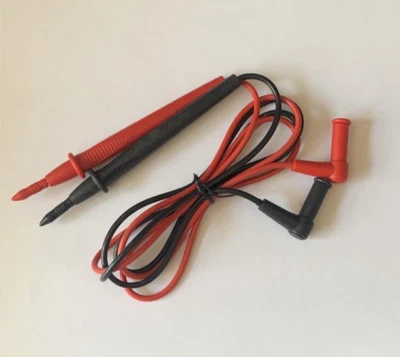 EAGLE Test Leads Black/Red 0.85m with 2mm Banana Plugs to Prod Ends