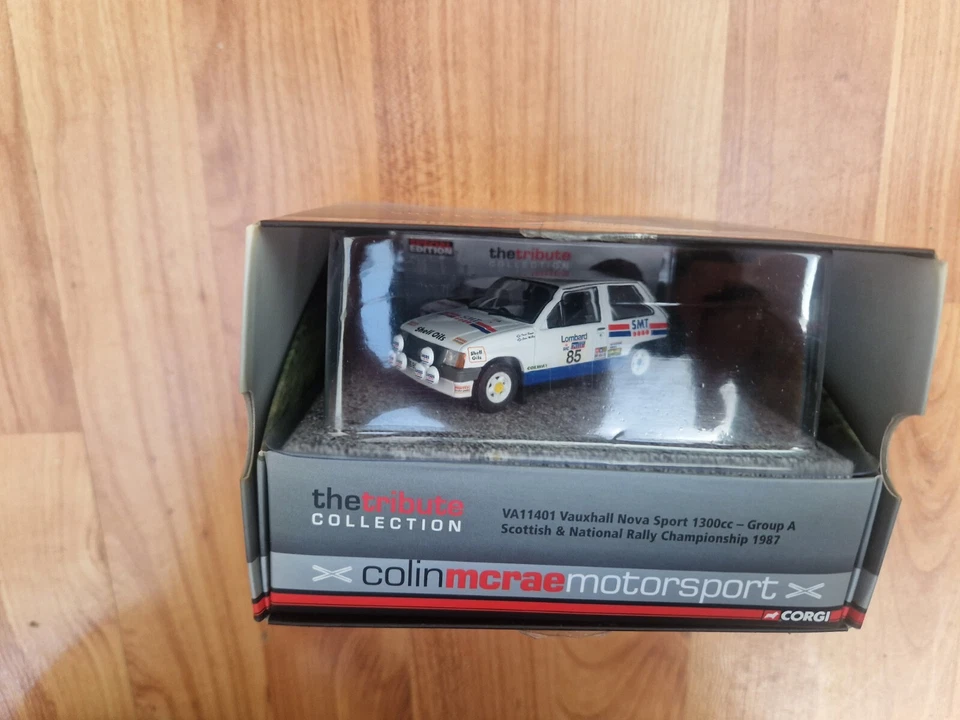 CORGI VA11401 COLIN MCRAE TRIBUTE COLLECTION VAUXHALL NOVA SPORT 1300CC 1987 - Image 3 of 4