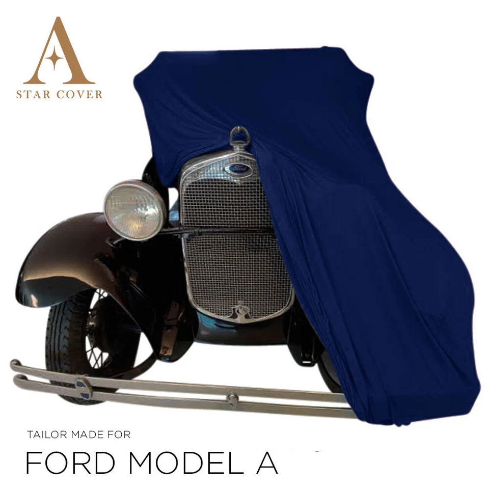 Indoor car cover fits Ford Model A Roadster bespoke Le Mans Blue cover Withou... Foto 3 de 4