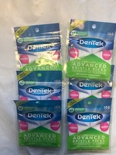 DenTek Deep Clean Bristle Picks, Removes Food  Plaque, 100 Count, Pack of 12