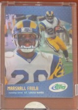 2000 eTopps Test Issue #21 Marshall Faulk St. Louis Rams Print Run 850 Rare