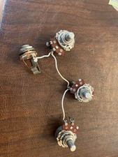 1971 Fender Jazz Bass Harness, Pots, Cap And Jack