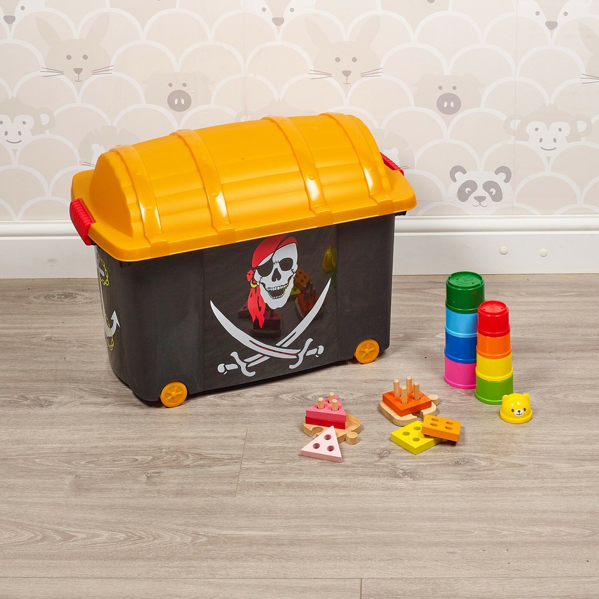 Kids Pirate Or Fairy Designed Treasure Storage Container Box