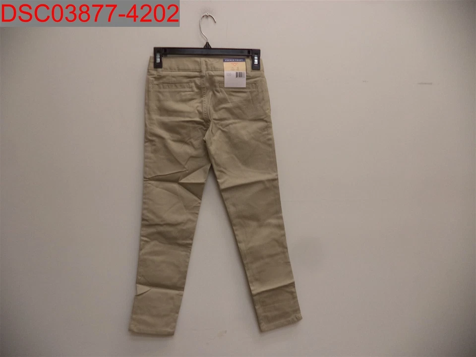 French Toast Girls Khaki Uniform AdjustWaist Stretch SkinnyPant 10S 884503229836 - Image 2 of 4