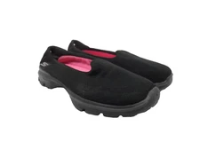 Skechers Women's Slip-On GOwalk Joy - Sensational Day SN13983 Black/Pink Size 6M