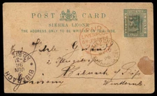 Sierra Leone Scott 46.1 Gibbons 53.1 on Cover