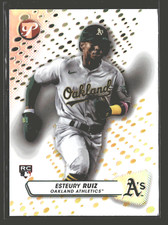 2023 Topps Pristine #73 Esteury Ruiz Rookie RC Refractor Oakland Athletics A's