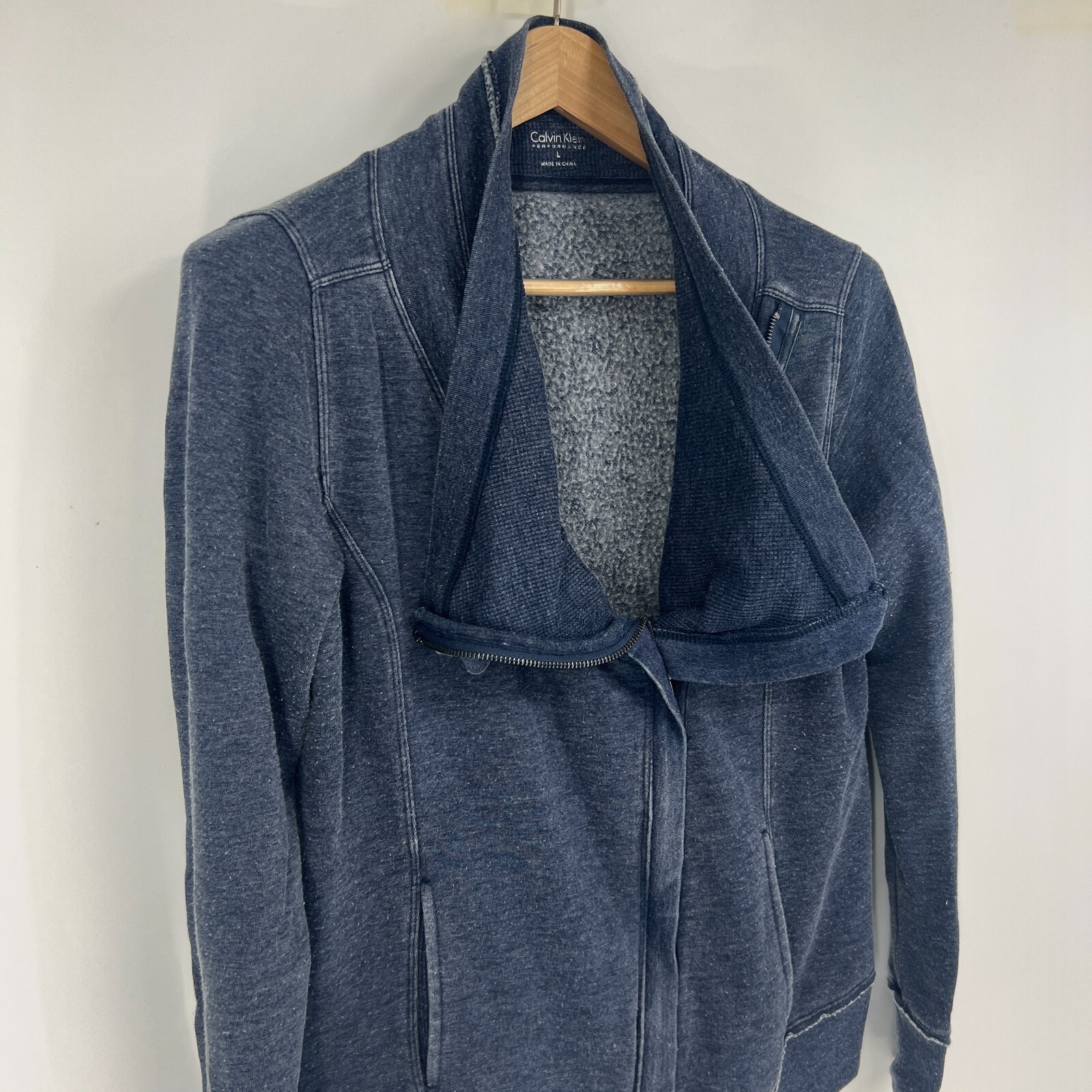 Calvin Klein Performance Sweater Double Collar Zi… - image 3