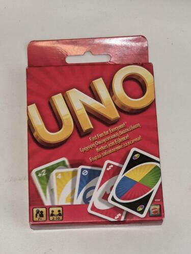 Uno   Card Game - New   2010 Mattel - Picture 1 of 2