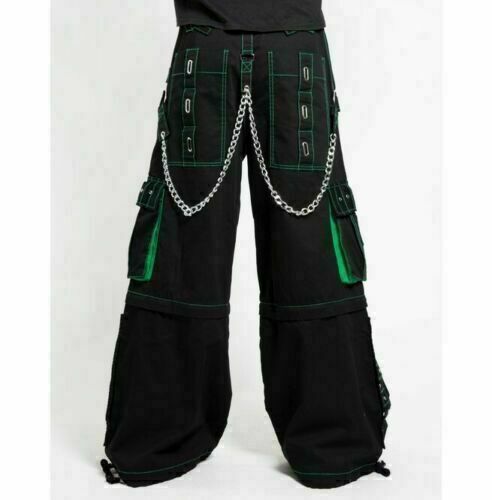 Gothic Breitbein Cyberkette Gothic Jeans Punk Rock Baggy Herren Hose - Bild 2 von 5