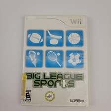 Big League Sports Nintendo Wii Activision Complete CIB Football Soccer Tennis
