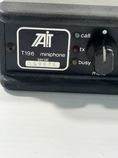 Tait T196 Miniphone UHF Two-Way Radio  Mic Tested On 476.975/461.475 Tone 77 AU