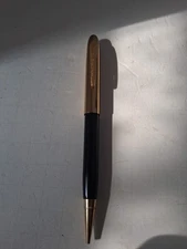VINTAGE EVERSHARP Ventura PENCIL BLACK & GOLD WORKS FINE USA 1950'S