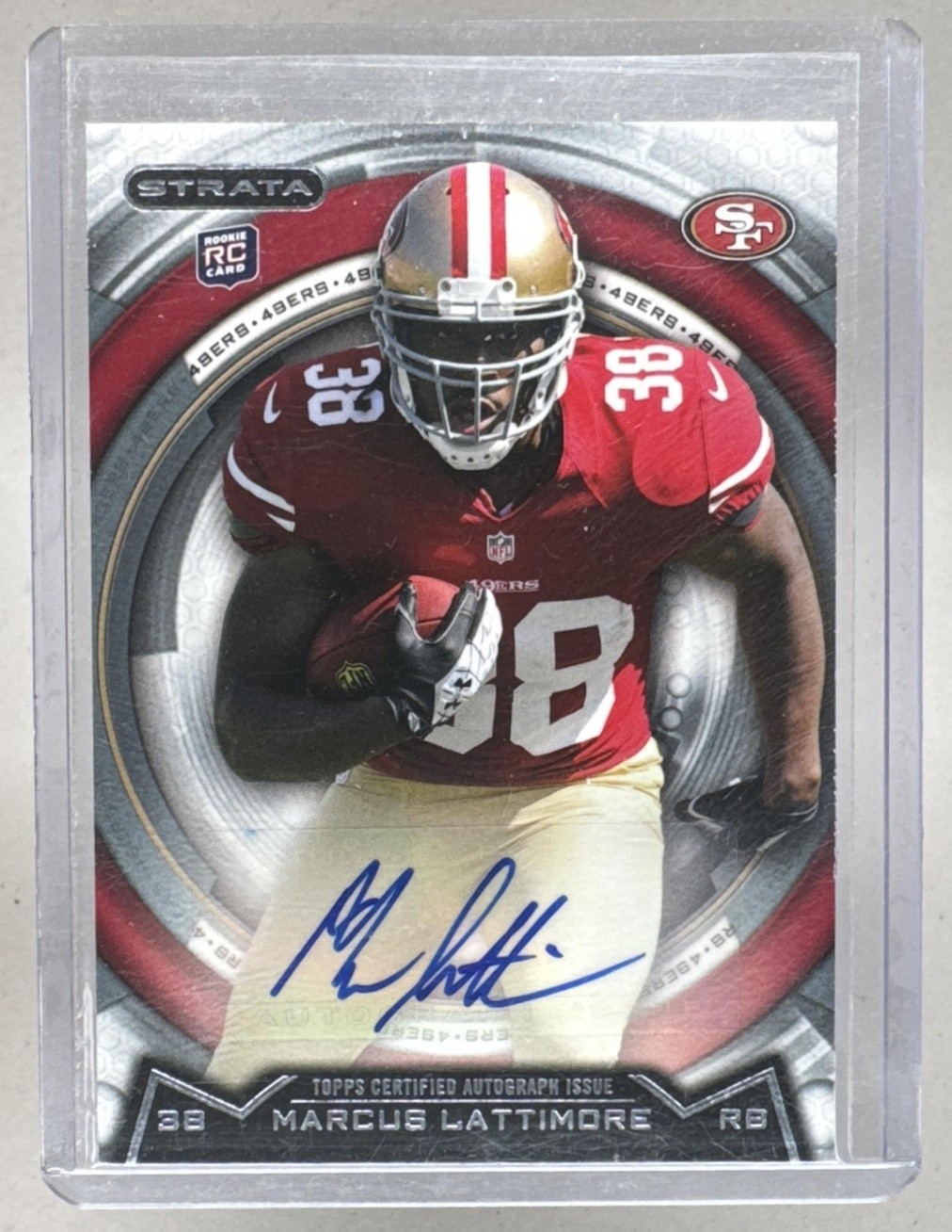 Marcus Lattimore Topps Strata #145 Autograph