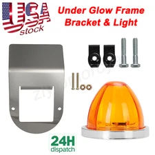 Watermelon Led Light Under Glow Frame Bracket Mount Stainless Steel &Amber Light