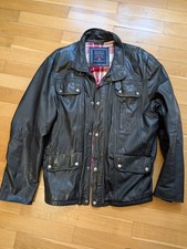 Herren Echtlederjacke Schwarz, Größe 56, wie Neu.Peckott