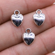 Multicolor 280 Pcs Tibet Silver Heart Charms Pendant 12x9MM Diy Making B14248