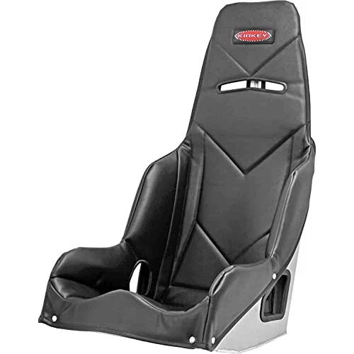Cubierta de asiento Kirkey 5520001 55 Series Pro Street Drag 20 ancho de cadera vinilo negro fabuloso Foto 2 de 3